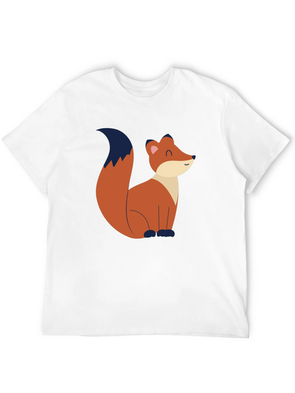 Fox Graphic Tee - Black Unisex T-Shirt