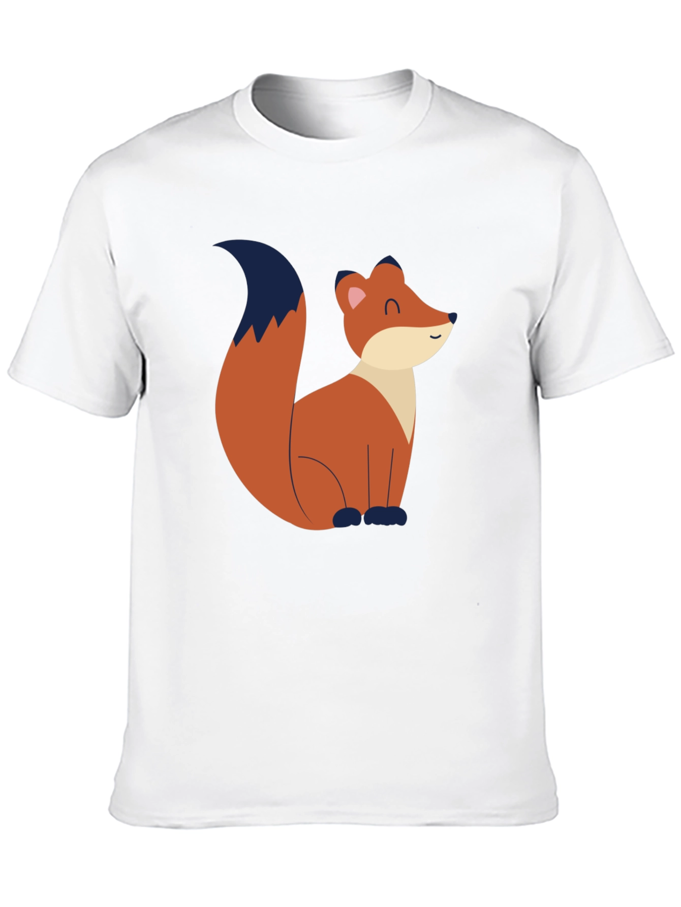 Fox Graphic Tee - Black Unisex T-Shirt