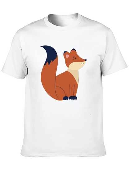 Fox Graphic Tee - Black Unisex T-Shirt
