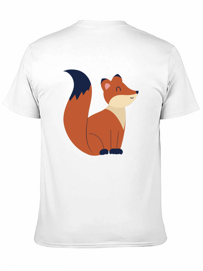 Fox Graphic Tee - Black Unisex T-Shirt
