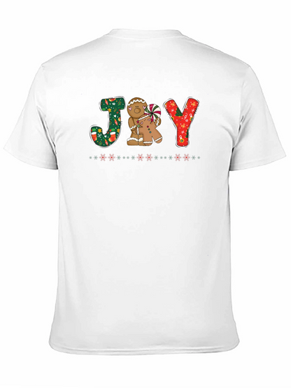 Joy Gingerbread Christmas T-Shirt