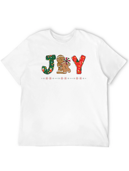 Joy Gingerbread Christmas T-Shirt
