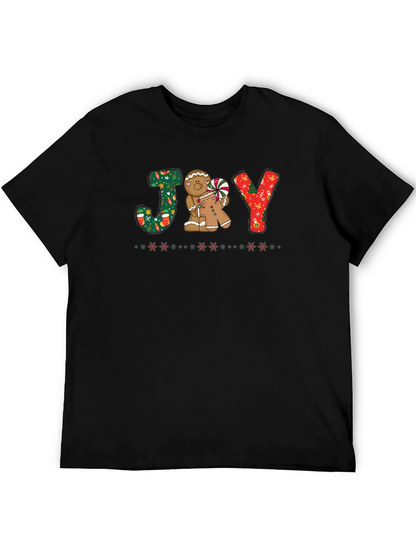 Joy Gingerbread Christmas T-Shirt