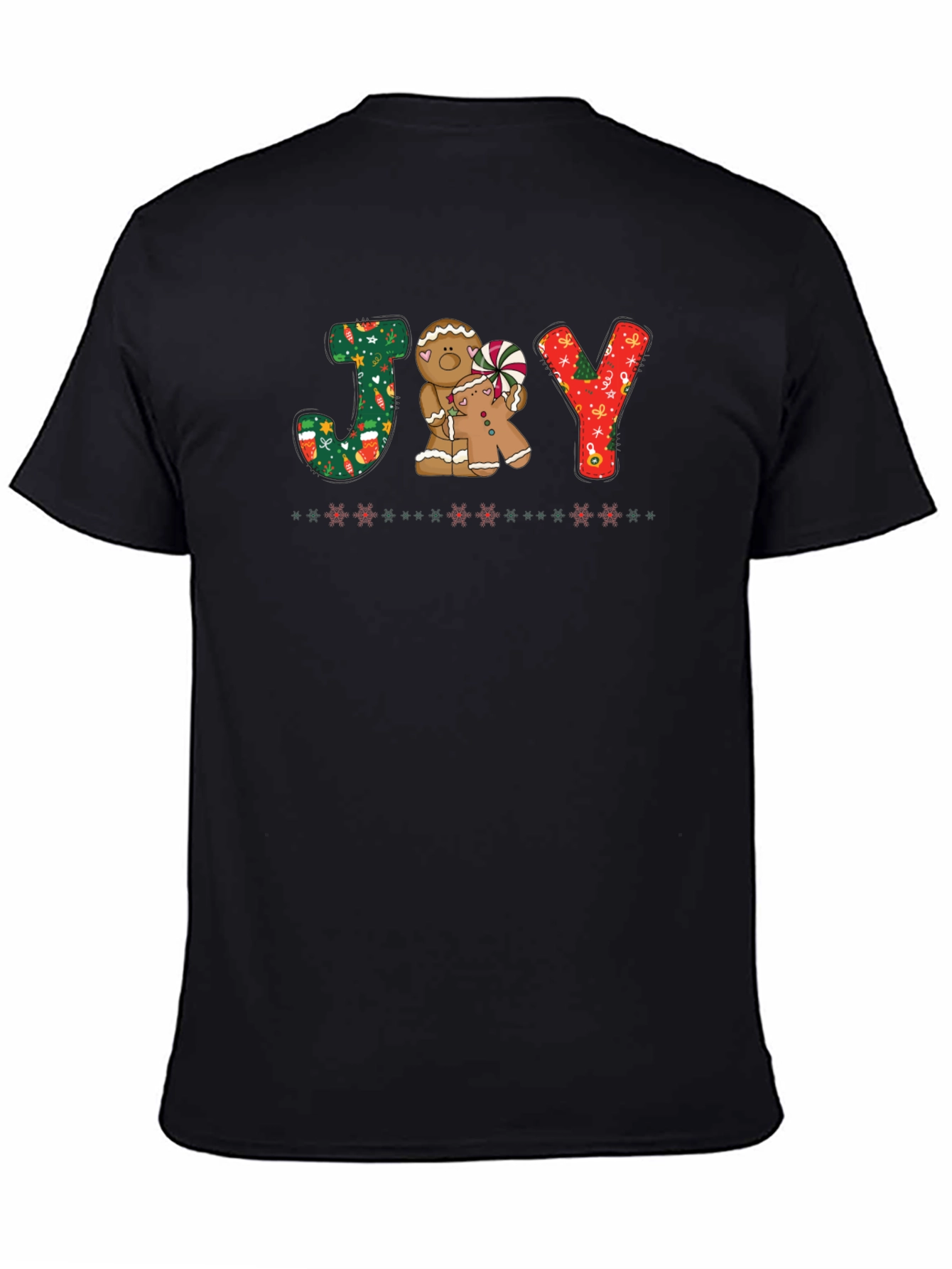 Joy Gingerbread Christmas T-Shirt