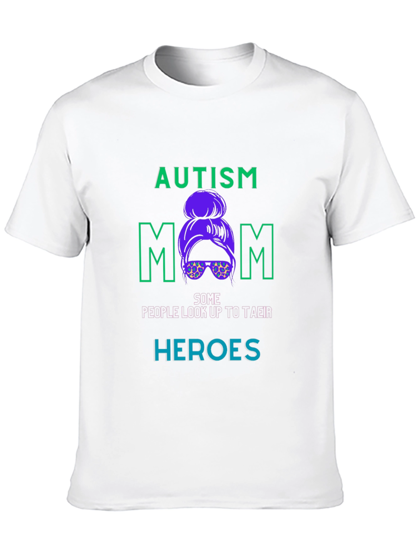 Autism Mom Graphic T-Shirt - Black