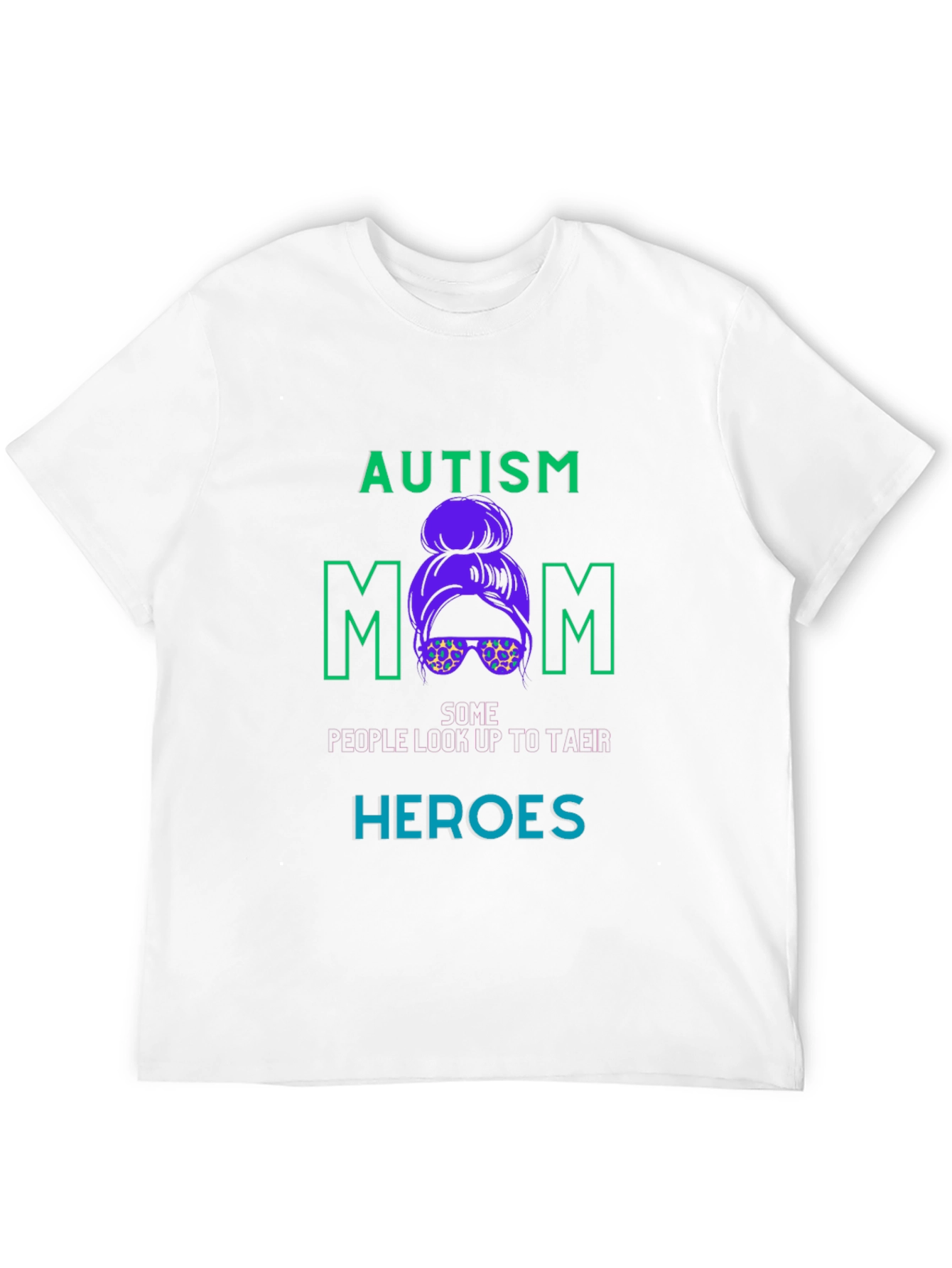 Autism Mom Graphic T-Shirt - Black