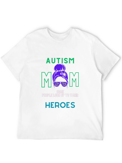 Autism Mom Graphic T-Shirt - Black