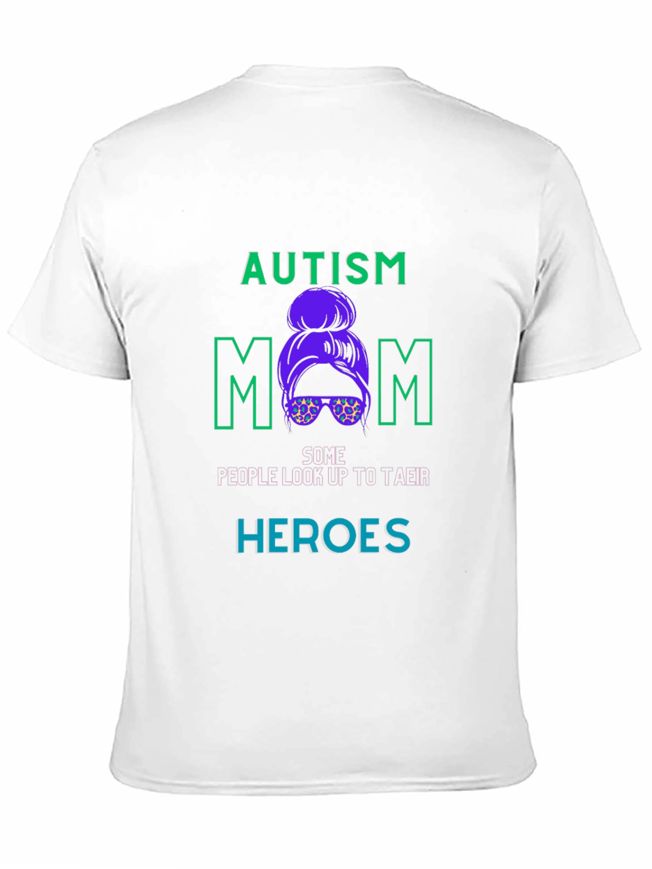 Autism Mom Graphic T-Shirt - Black