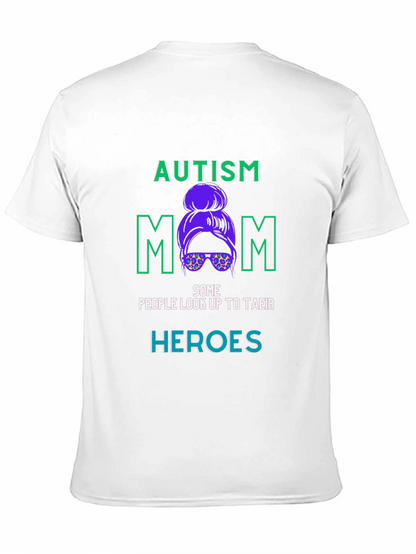 Autism Mom Graphic T-Shirt - Black