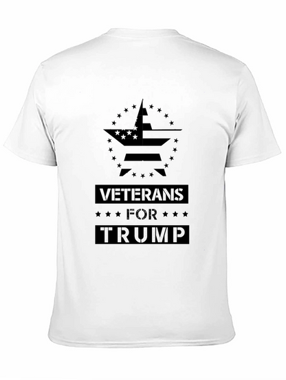 Veterans for Trump Black T-Shirt