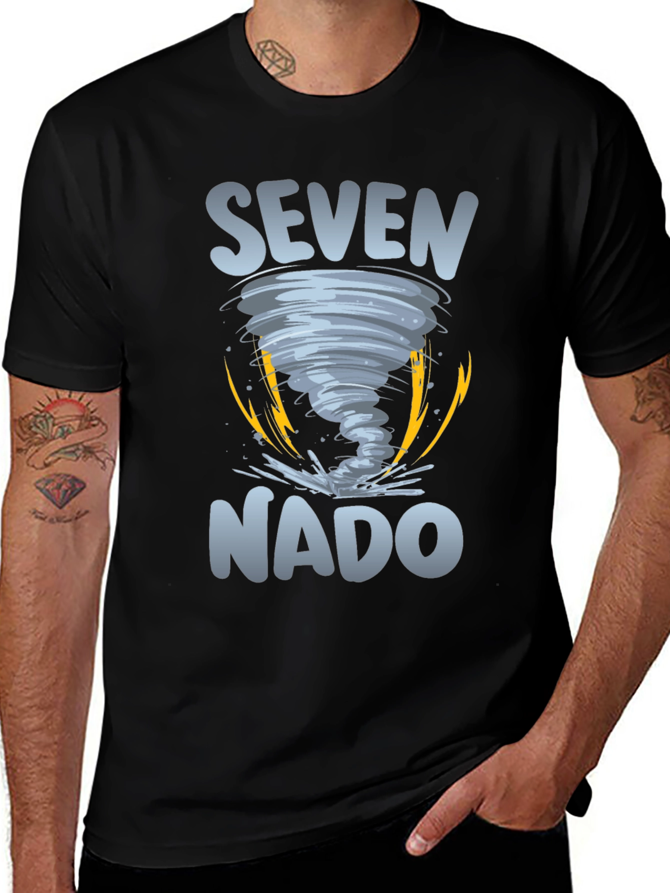 SevenNado Graphic Tee - Tornado Design