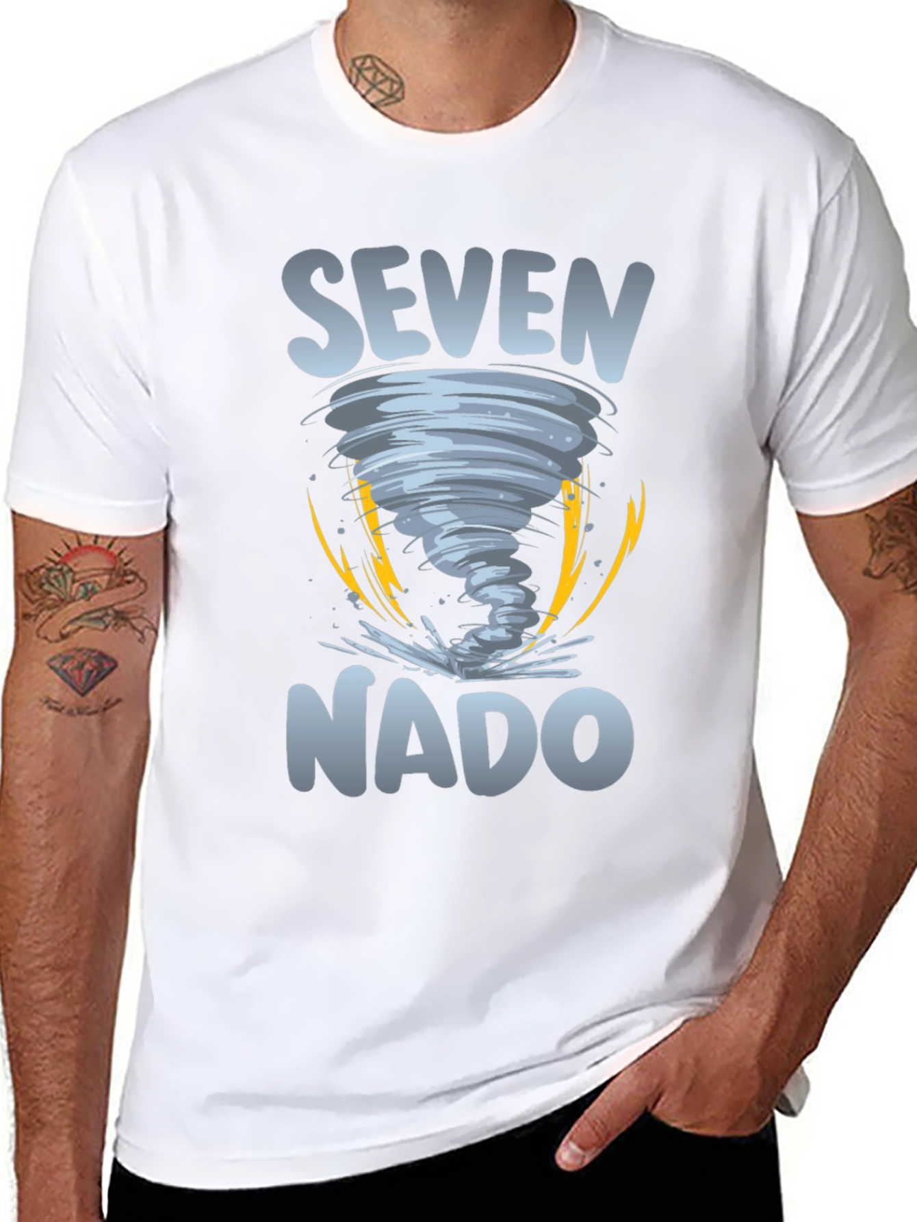 SevenNado Graphic Tee - Tornado Design