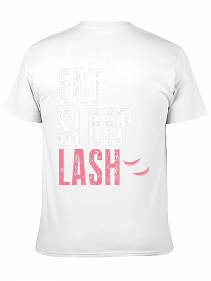 Eat Sleep Lash Black Graphic Tee