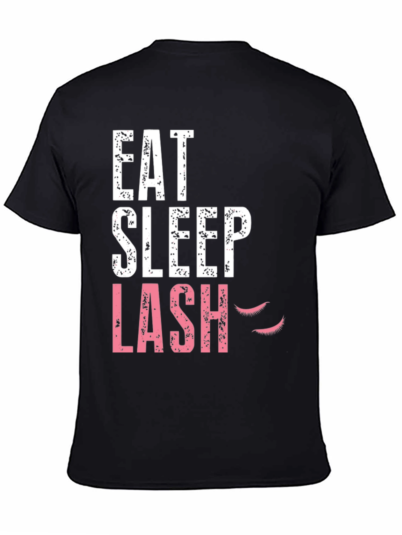 Eat Sleep Lash Black Graphic Tee
