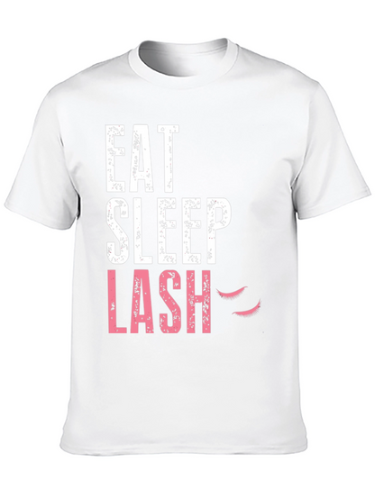 Eat Sleep Lash Black Graphic Tee