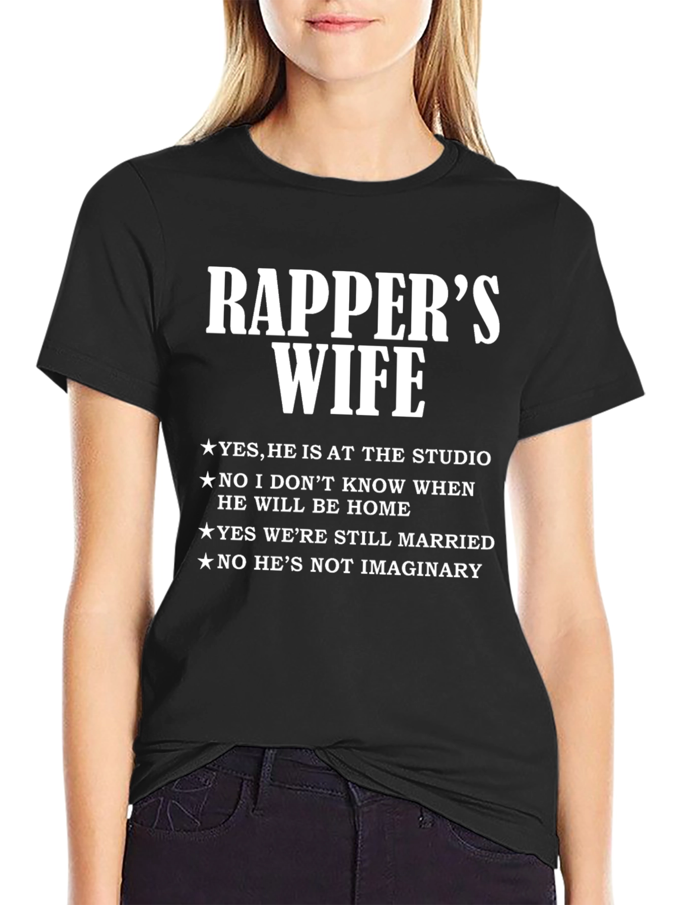 Rappers Wife Graphic Tee - Studio Humor