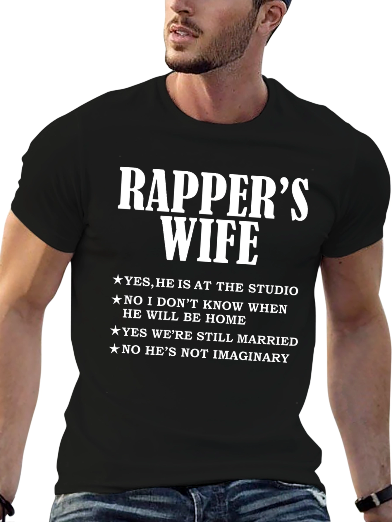 Rappers Wife Graphic Tee - Studio Humor