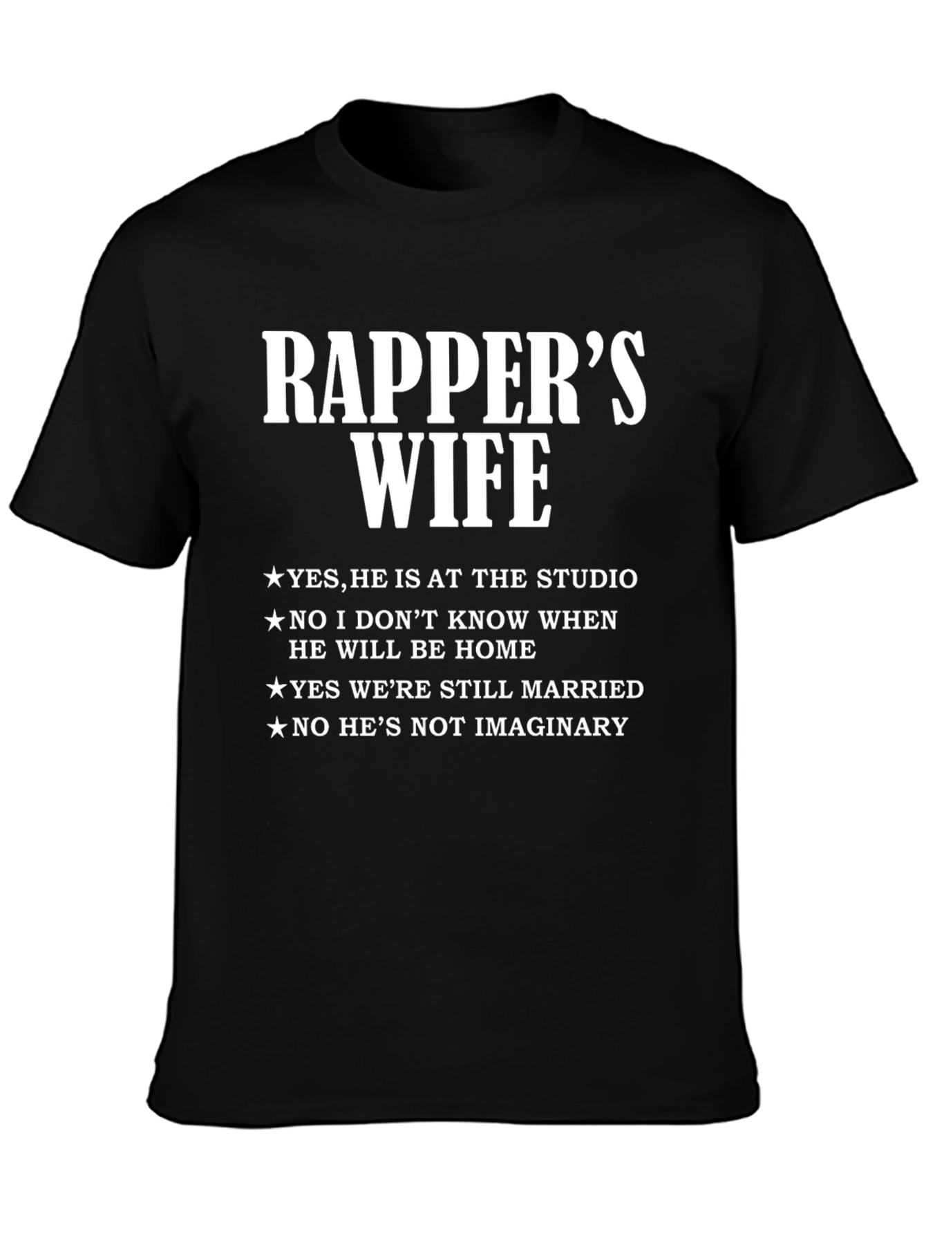Rappers Wife Graphic Tee - Studio Humor