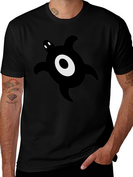 Black Turtle Graphic Tee - Stylish Casual Wear