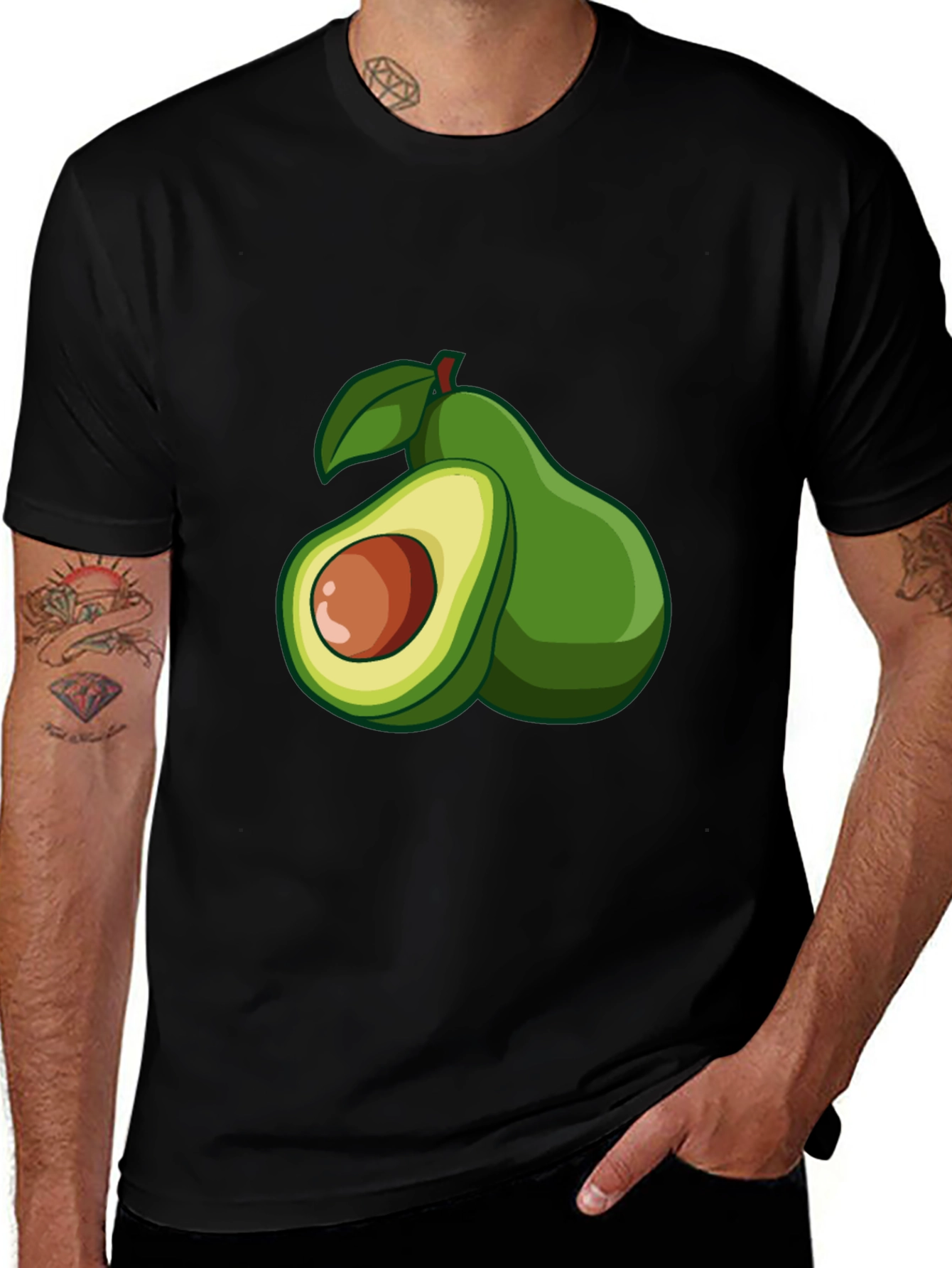 Avocado Graphic Tee - Fresh & Fun Design