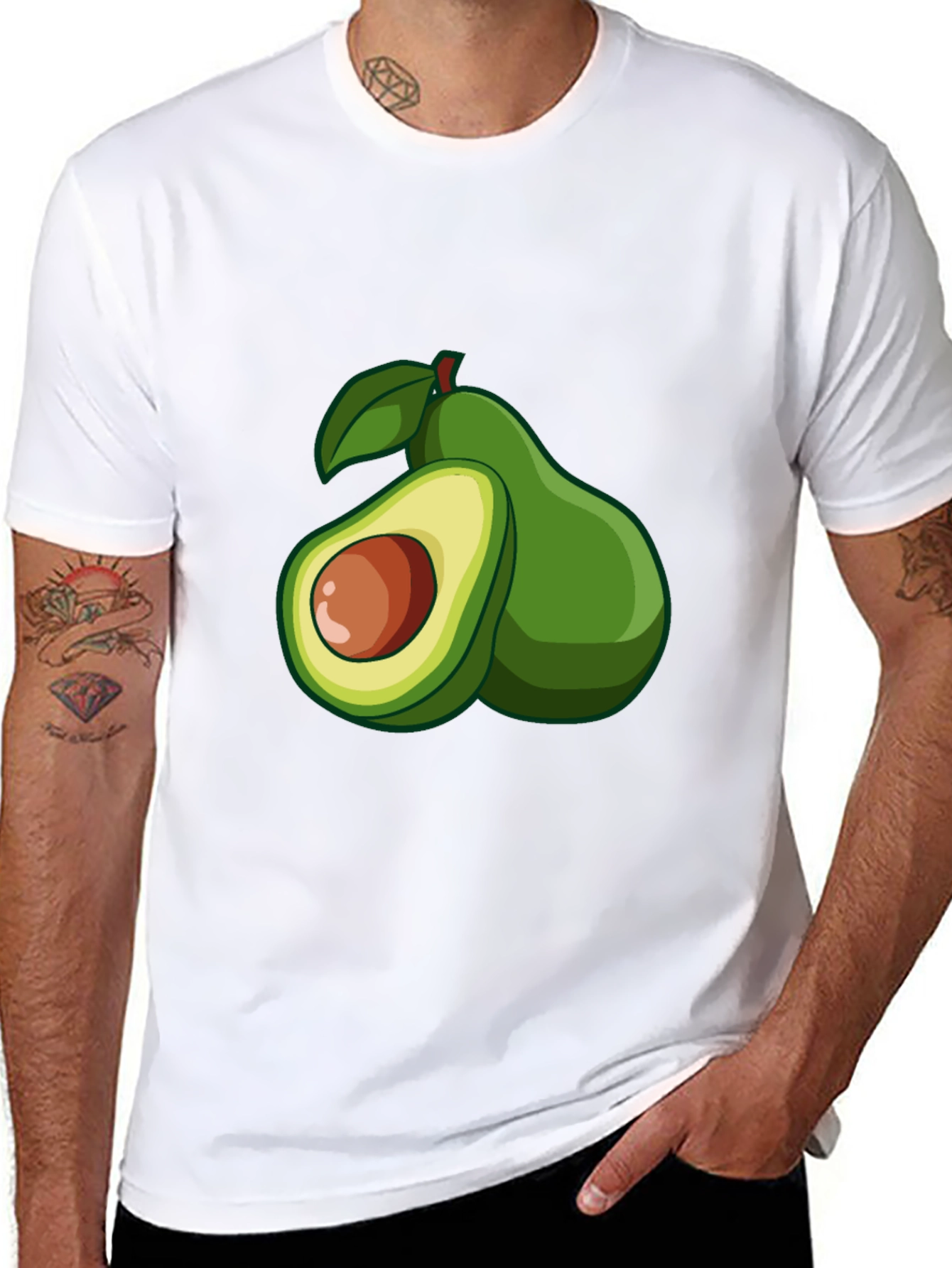 Avocado Graphic Tee - Fresh & Fun Design