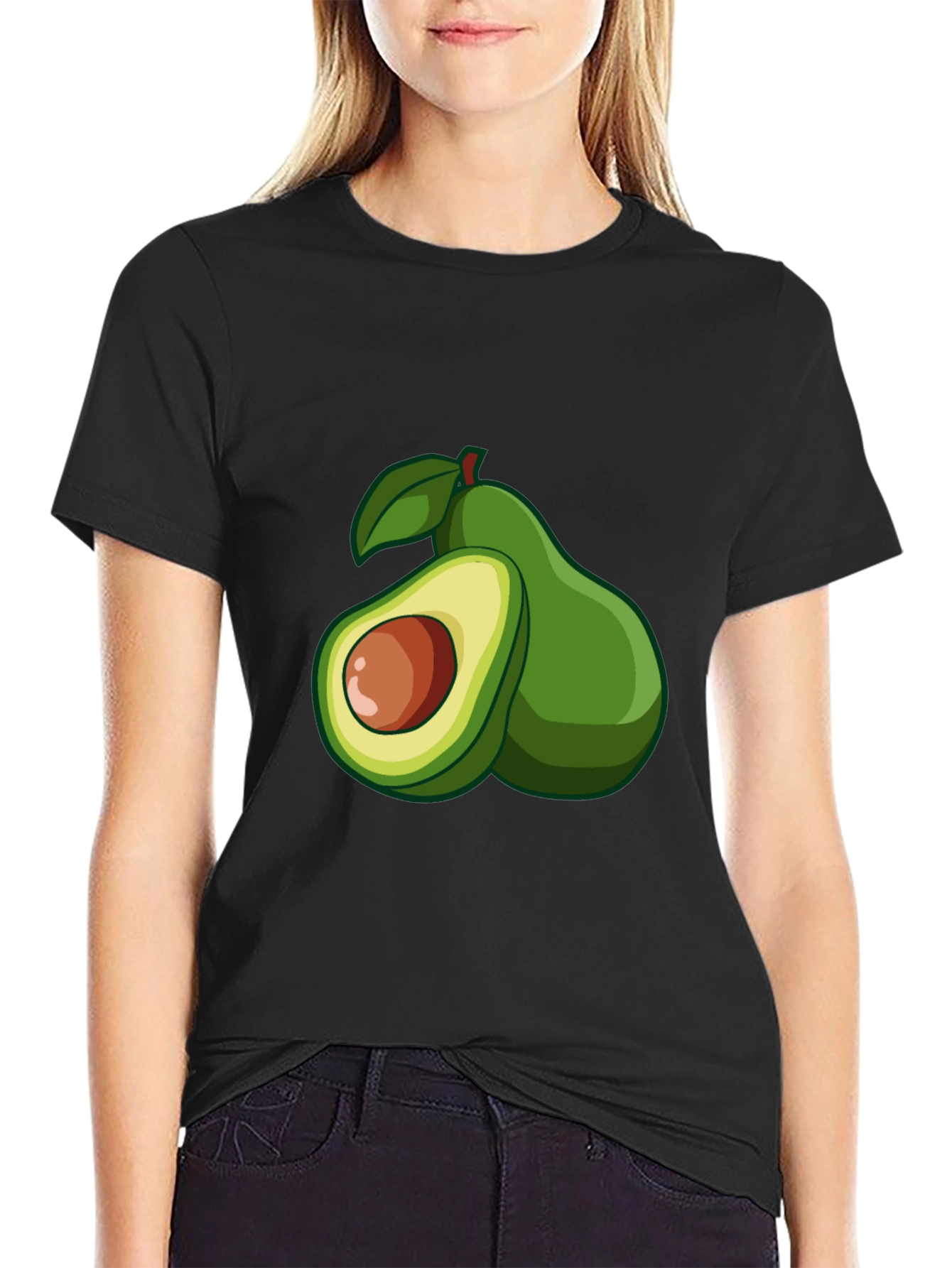 Avocado Graphic Tee - Fresh & Fun Design