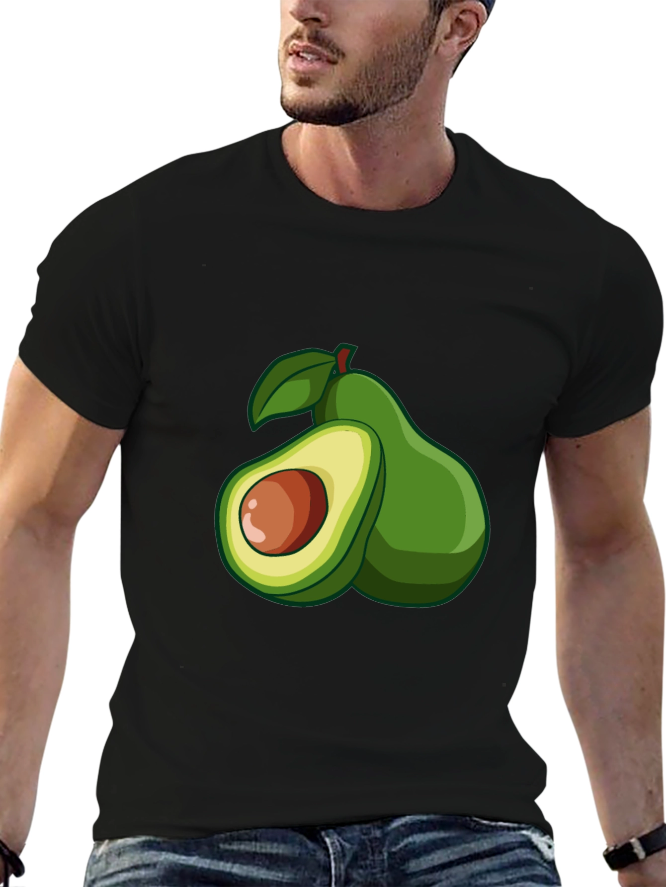 Avocado Graphic Tee - Fresh & Fun Design