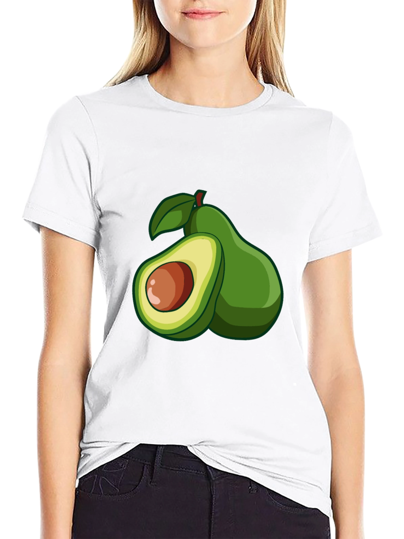 Avocado Graphic Tee - Fresh & Fun Design