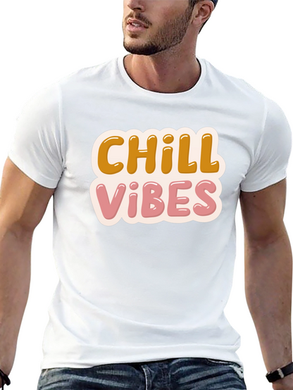 Chill Vibes T-Shirt - Retro Design Comfort