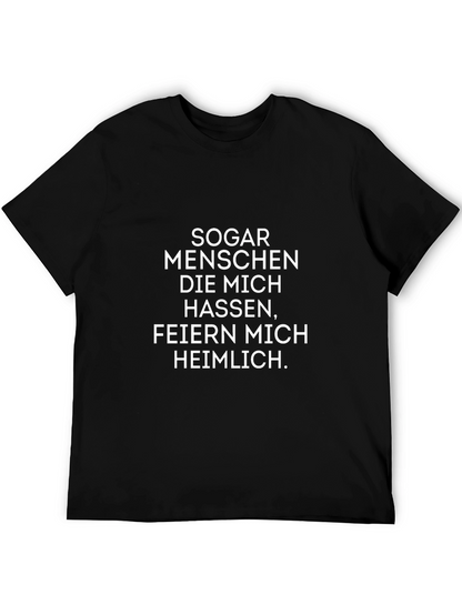 Sogar Menschen T-Shirt - Humorous German Text