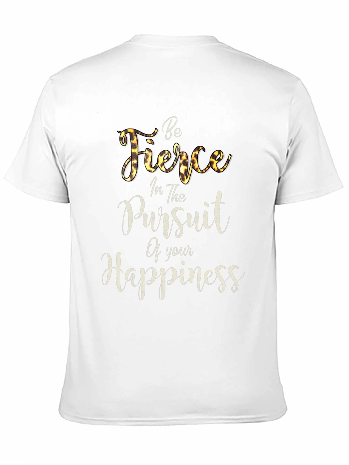 Fierce Happiness Graphic Tee - Soft Black Unisex T-Shirt