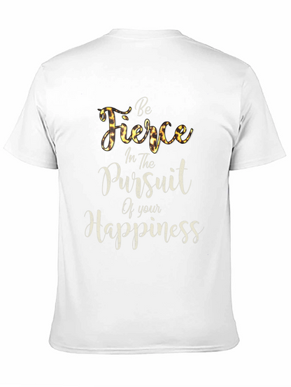 Fierce Happiness Graphic Tee - Soft Black Unisex T-Shirt