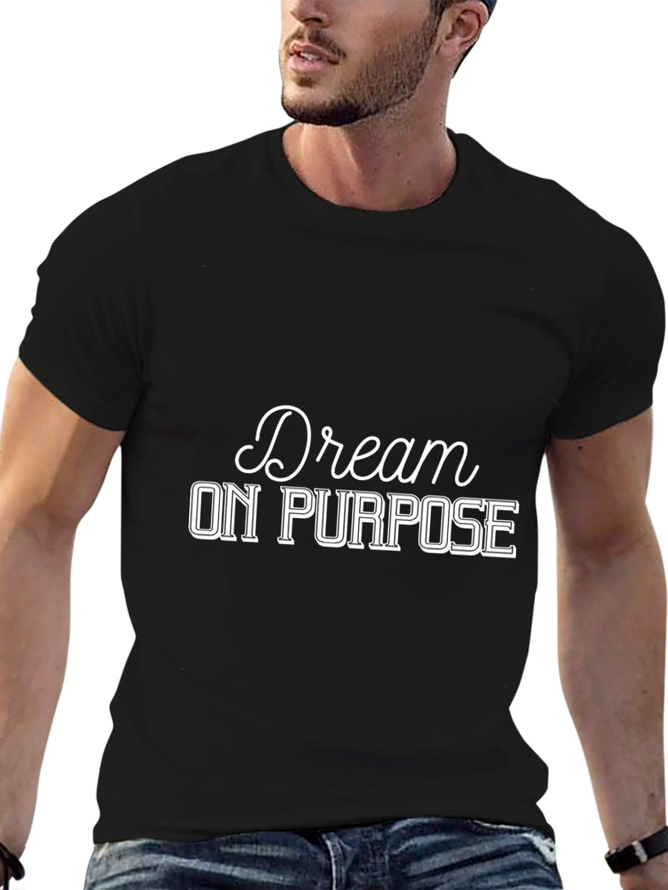 Dream On Purpose T-Shirt - Black