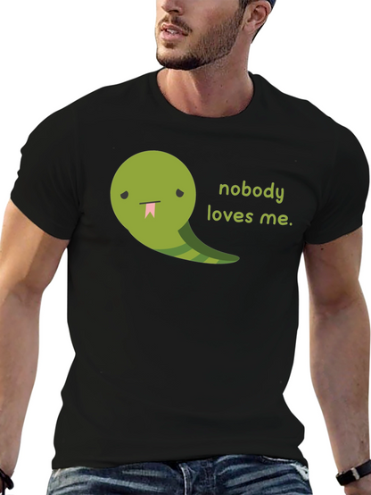 Sad Snake Graphic Tee - Nobody Loves Me
