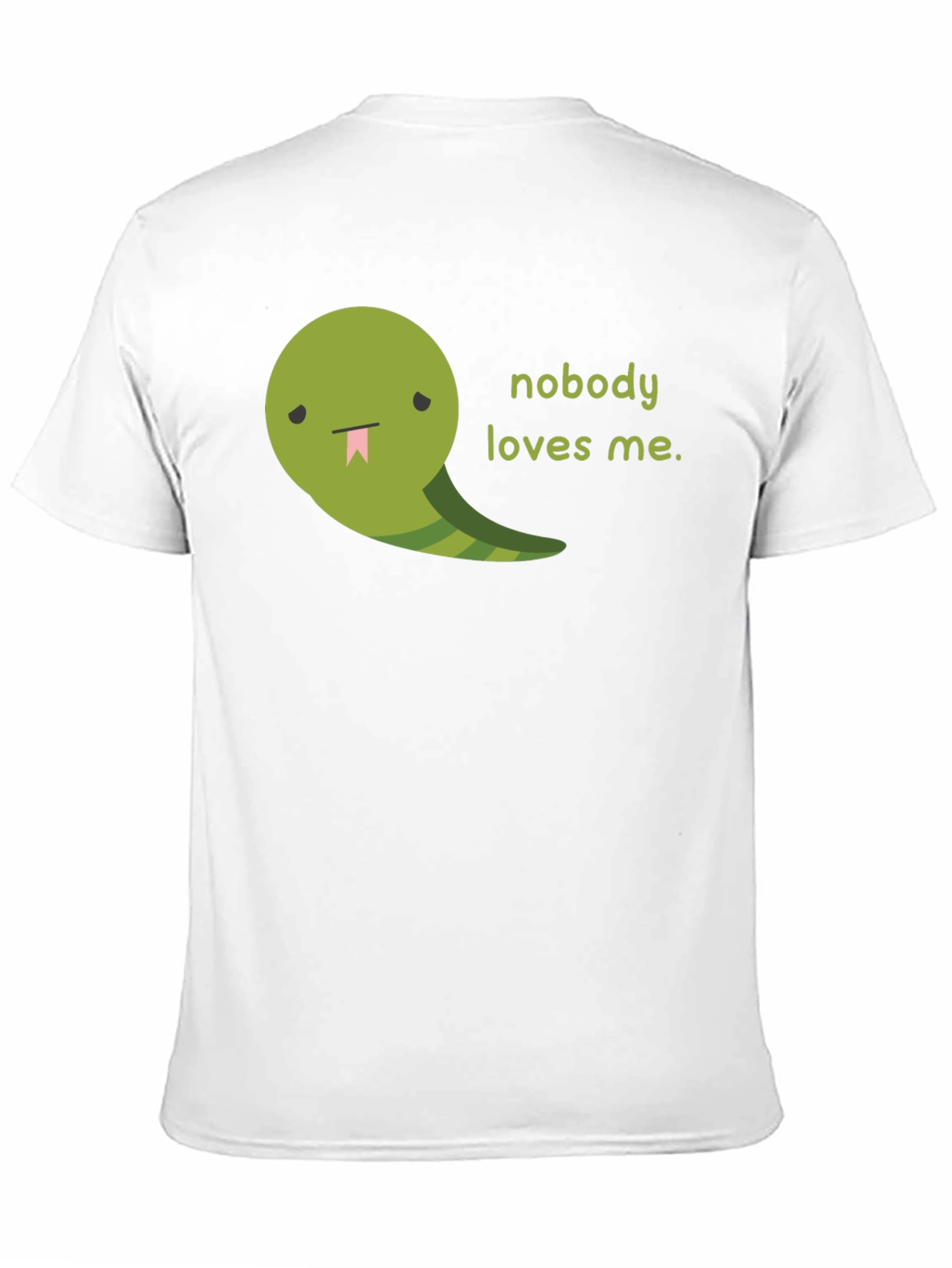 Sad Snake Graphic Tee - Nobody Loves Me