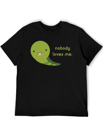 Sad Snake Graphic Tee - Nobody Loves Me