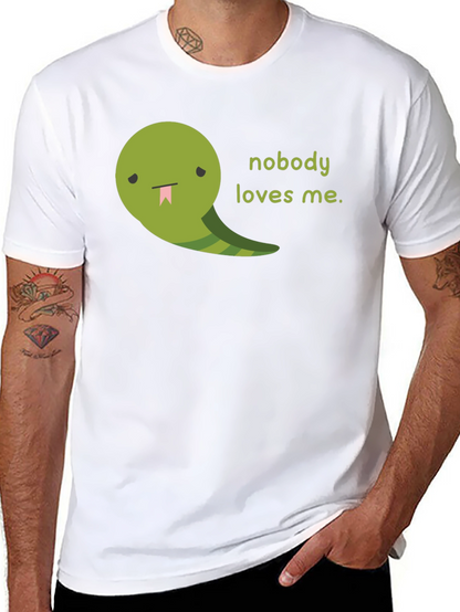 Sad Snake Graphic Tee - Nobody Loves Me