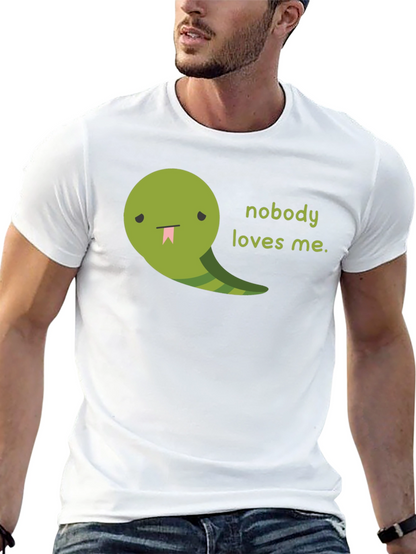 Sad Snake Graphic Tee - Nobody Loves Me