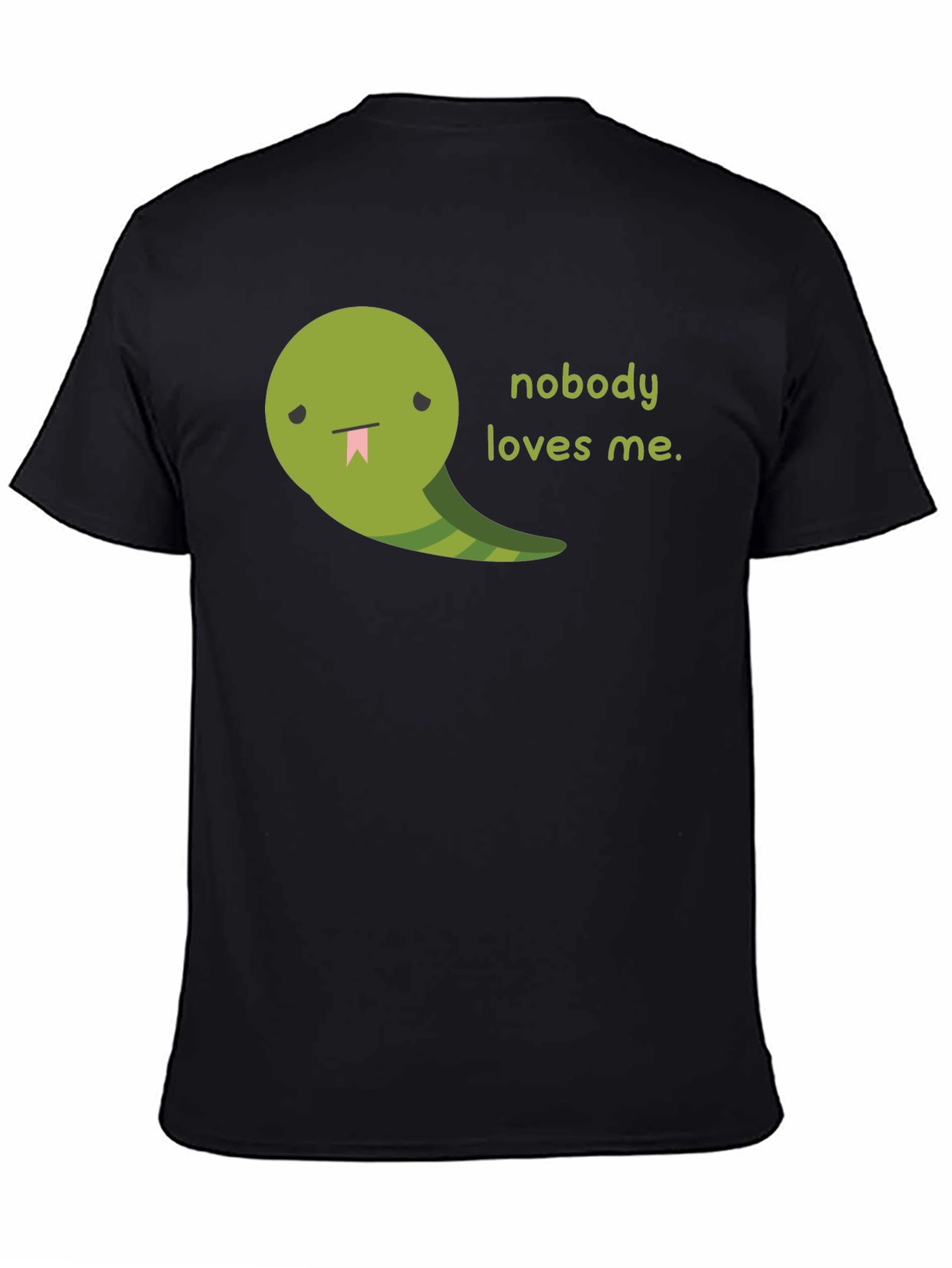 Sad Snake Graphic Tee - Nobody Loves Me