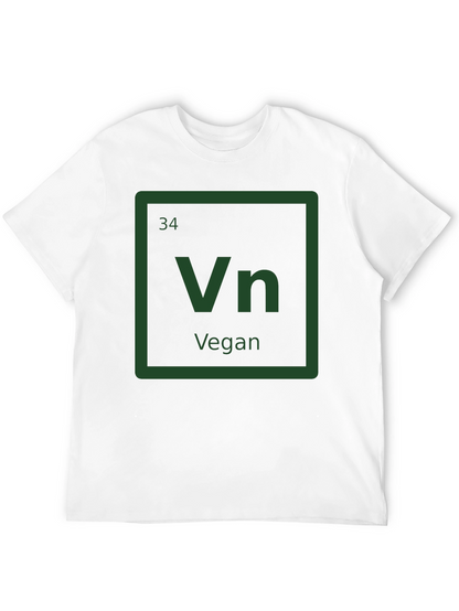 Vegan Element T-Shirt - Periodic Table Style Tee