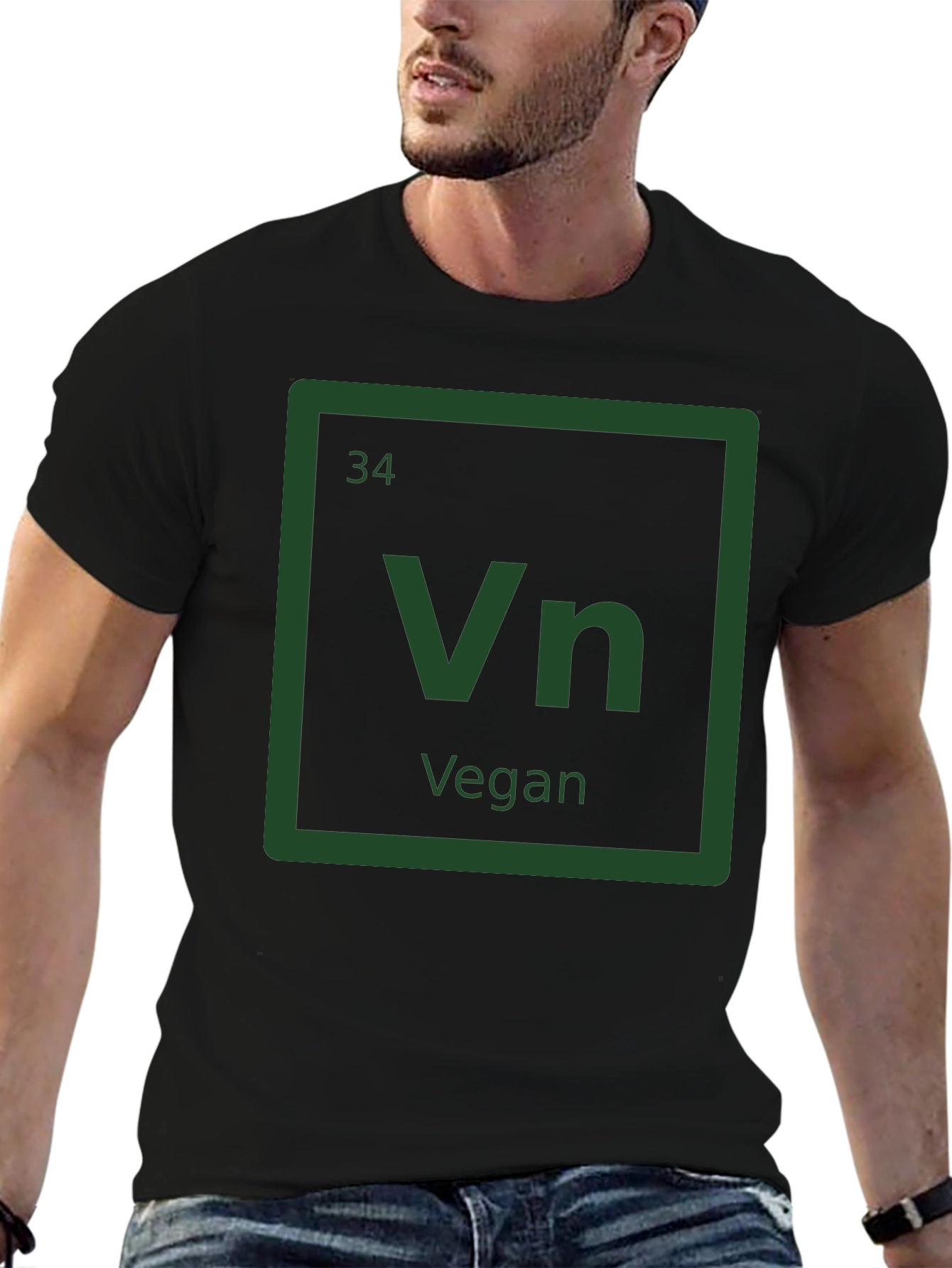 Vegan Element T-Shirt - Periodic Table Style Tee