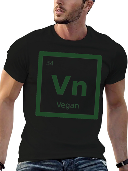 Vegan Element T-Shirt - Periodic Table Style Tee