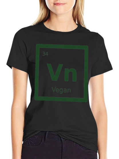 Vegan Element T-Shirt - Periodic Table Style Tee