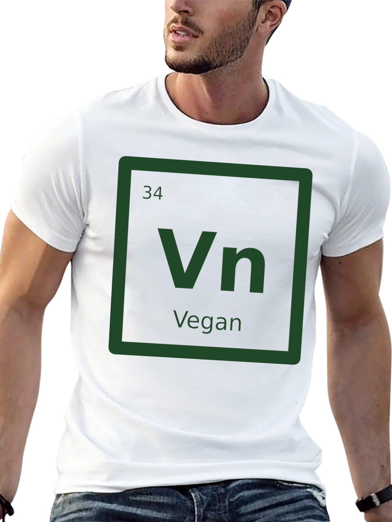 Vegan Element T-Shirt - Periodic Table Style Tee