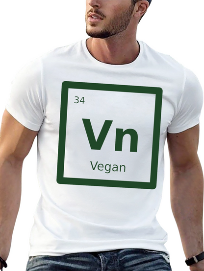 Vegan Element T-Shirt - Periodic Table Style Tee