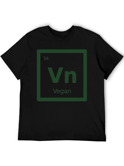 Vegan Element T-Shirt - Periodic Table Style Tee