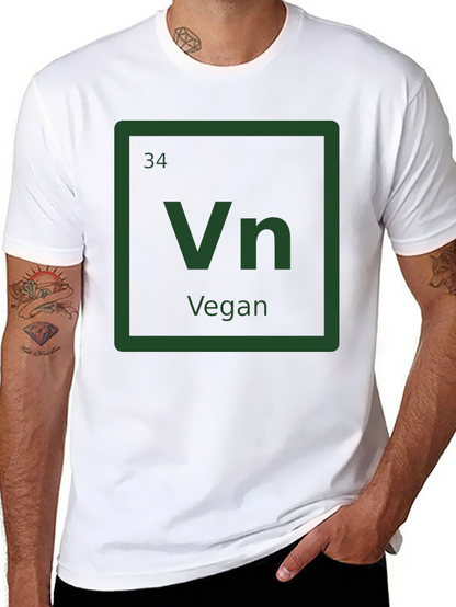 Vegan Element T-Shirt - Periodic Table Style Tee
