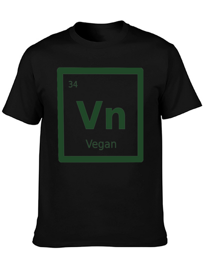 Vegan Element T-Shirt - Periodic Table Style Tee
