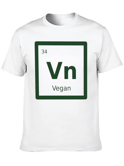 Vegan Element T-Shirt - Periodic Table Style Tee