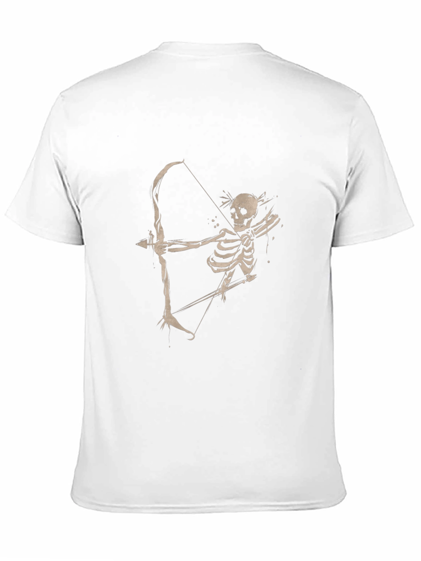 Skeleton Archer Graphic Tee - Classic Black T-Shirt